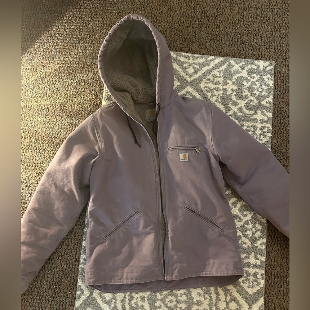 Purple Carhartt Duck Jacket